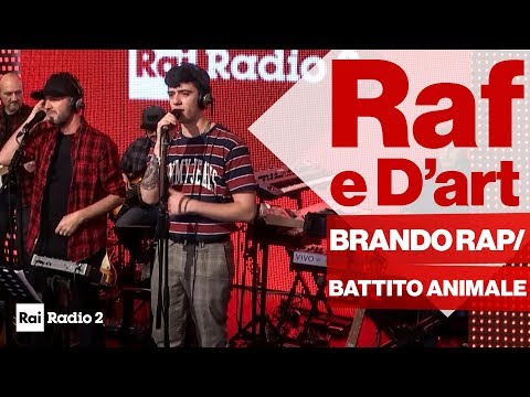RAF E D'ART dal vivo a Radio2 Social Club - "Brando Rap/Battito animale"