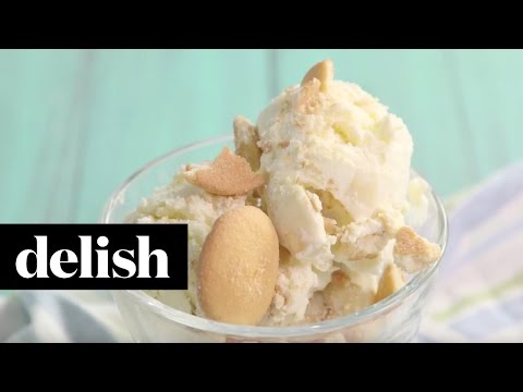 How To Make Banana Pudding Ice Cream | Delish