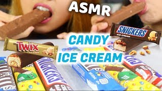 Download lagu ASMR EATING CANDY ICE CREAM BARS (TWIX, SNICKERS, M&M'S) *CRUNCHY EATING SOUNDS* MUKBANG mp3