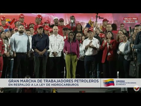 Video Thumbnail: Venezuela leader hails oil sector reform as 'historical leap' | AFP