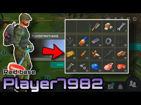 Raid base Player7982 | RaidTime ปล้นกันเถอะ | LDOE | Last day on earth : Survival