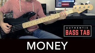 PINK FLOYD - MONEY 🎸Authentic Bass Cover + TAB