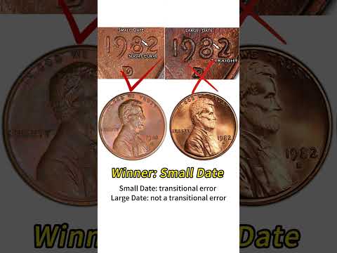 1982 D Pennies: From 1 Cent to Over $8,000! #coin #penny #rarecoins #treasurehunt #coincollecting