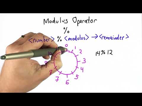 Modulus Operator - CS101 - Udacity