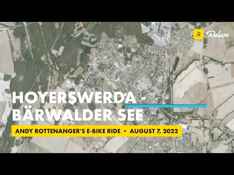 E-Bike Radtour - Hoyerswerda - Scheibesee - Speicherbecken Lohsa - Bäwalder See