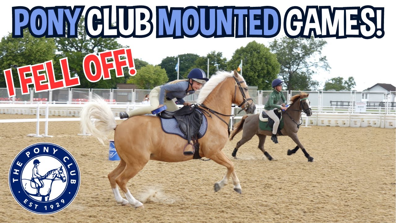 HARLOW AND POPCORN TRY PONY CLUB MOUNTED GAMES... WITH THE PRO'S!
