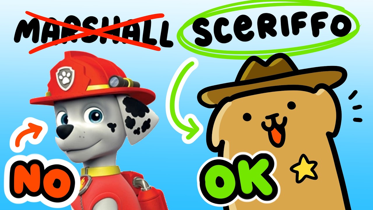 Se i PAW PATROL fossero fatti in ITALIA