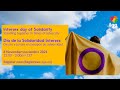 Intersex Day Of Solidarity Standing Together In Times Of Adversity