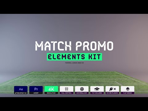 Match Promo| MOGRT For Premiere Pro Files Included