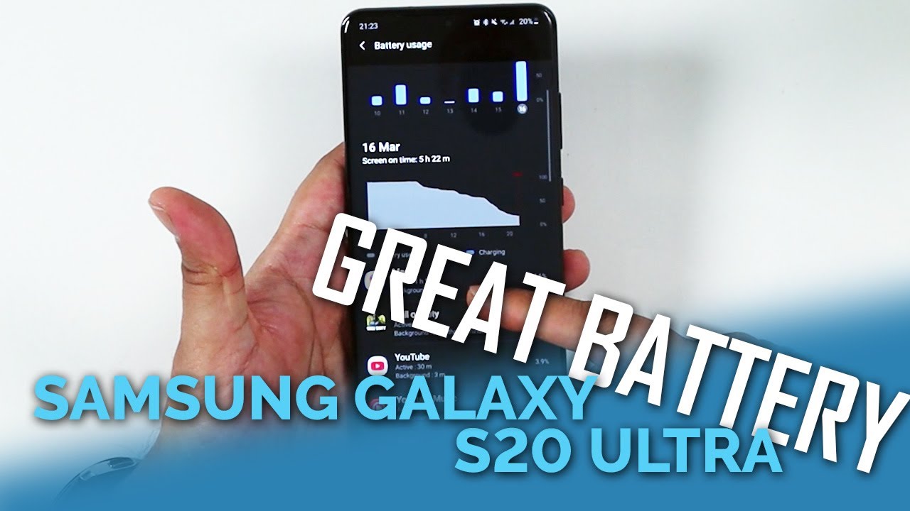 Samsung Galaxy S20 Ultra - Real Life Battery Life!