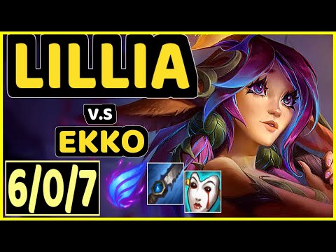DJOKO (LILLIA) vs EKKO - 6/0/7 KDA JUNGLE CHALLENGER GAMEPLAY - EUW
