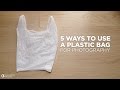Photography tips 📸 5 ways to use a Plastic Bag  by Chung Dha