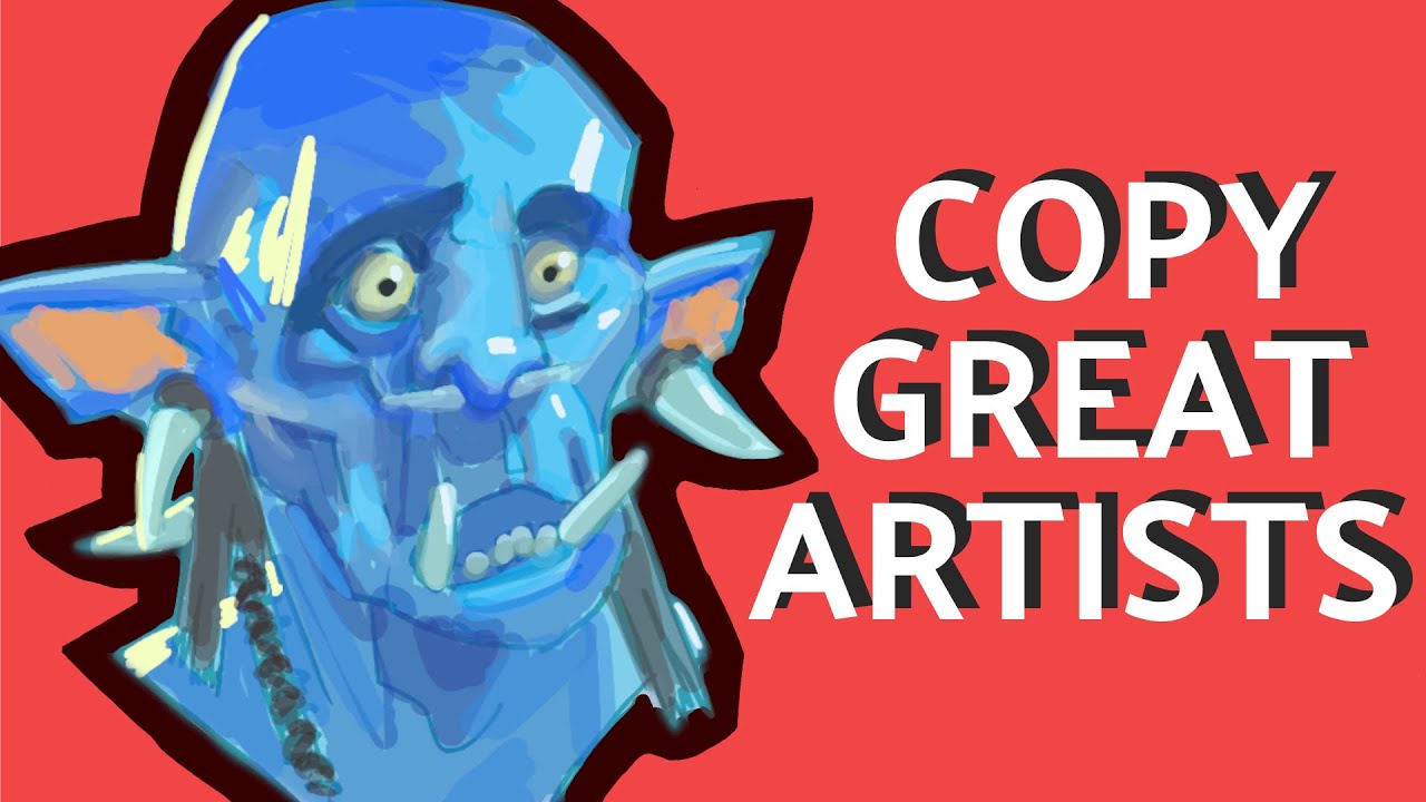 LEARN FAST BY COPYING GREAT ARTISTS! master study of Ahmed Aldoori