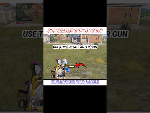 USE THIS SNOWBLASTER GUN😱 YOU CAN EASILY CLIMB ON TOP THIS BUILDING🤯🤯#shorts #viral #bgmi #rvgaming