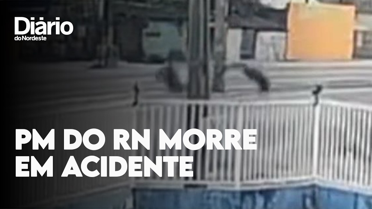 Imagem da notícia PM do RN morre em acidente de motocicleta em Fortaleza; veja vídeo