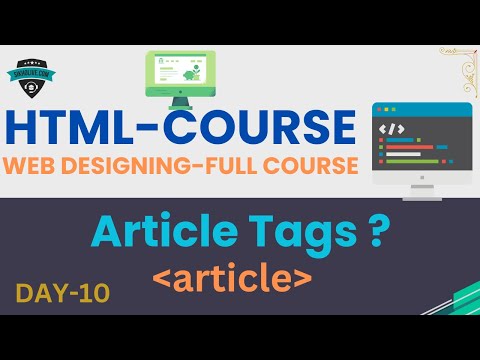 HTML Article Tags Your Shortcut to Website Success and High Rankings |Learn HTML in Hindi