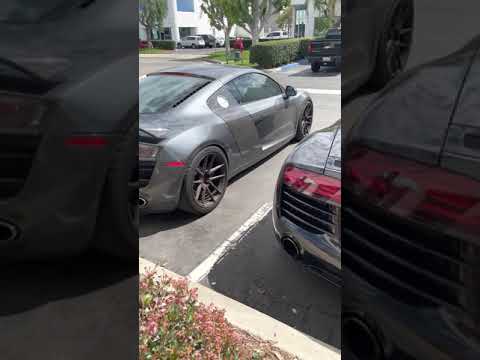 Rev 9 Titanium exhaust soundclip on 2014 Audi R8 V8