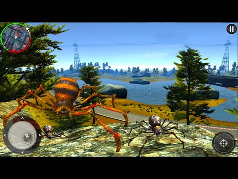 Spider Simulator 3D Gameplay - Super Hero Fly Simulator - Android Gameplay