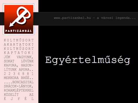 Partizánbál 44 - Egyértelműség