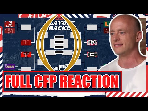 CFP Rankings FULL Reaction - Josh Pate's College Football Show