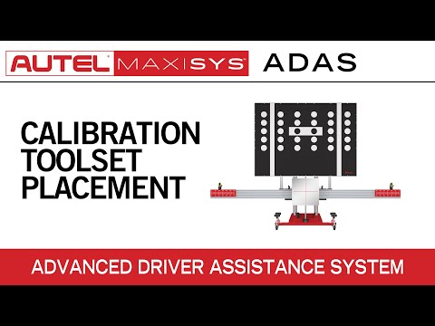 Autel MaxiSys Standard Frame ADAS — Calibration Toolset Placement