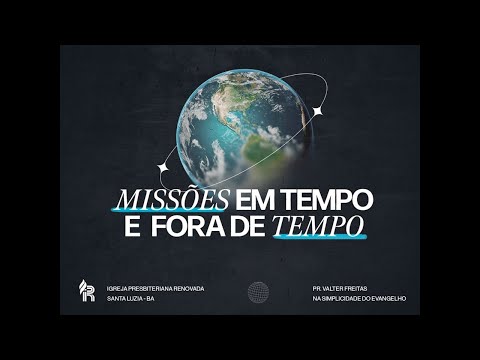 DOMINGO DE ADORAÇÃO - 23/11 - IPR SANTA LUZIA-BA