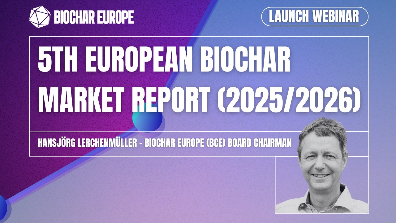 European Biochar Market Report webinar recording
