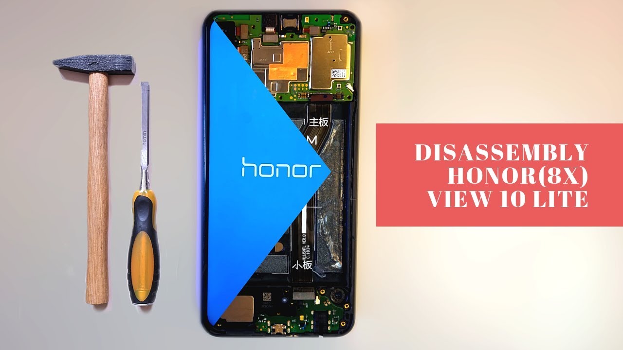 Disassembly Honor 8X Honor View 10 Lite LCD replacement (JSN-L21)