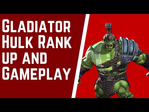 Gladiator Hulk Rank Up and Gameplay | Marvel Contest of Champions
