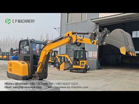 Mini excavator model 25 with Kubota D1105 diesel engine Euro 5 and EPA for farm use