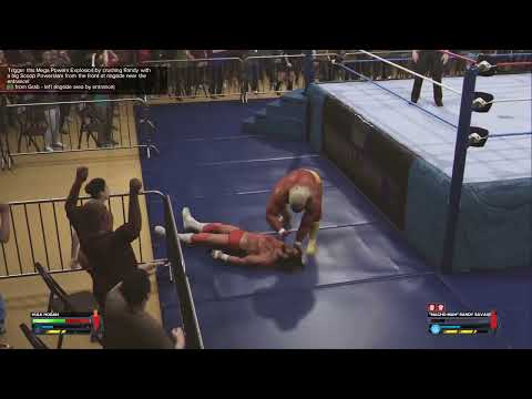 WWE 2K24: Ignite the Mega Powers! Crush Randy with a Ringside Scoop Powerslam!