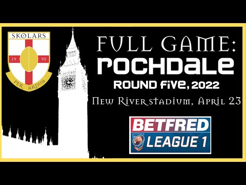 2022 Betfred League 1: Round five | London Skolars v Rochdale Hornets | New River Stadium | April 23