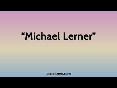 Pronounce "Michael Lerner" - Brazilian accent vs. native U.S.