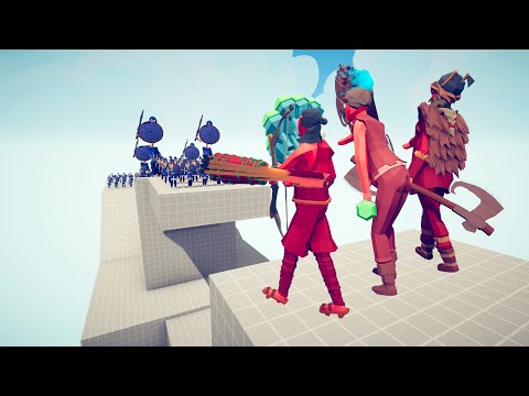 3x EVERY GOD vs 100x SKELETON ARMY - Totally Accurate Battle Simulator TABS