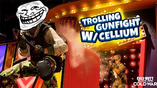 TROLLING 2V2 GUNFIGHT WITH CELLIUM!! (Black Ops Cold War)