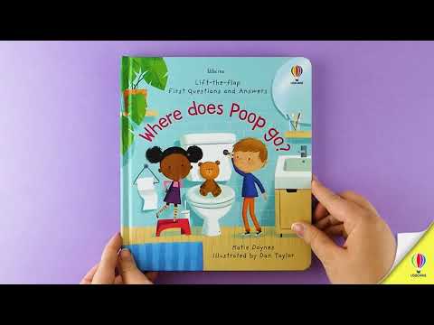 Книга Lift-the-Flap First Questions and Answers: Where Does Poo Go? video 1