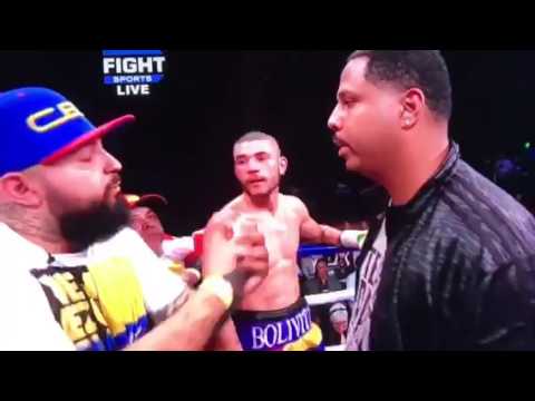 Agresion a José uzcategui boxeo