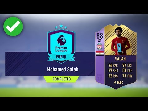 POTM SALAH SBC COMPLETED - FIFA 18 MOHAMED SALAH SBC COMPLETED CHEAP