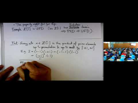 CTNT 2018 - "Basic Algebraic Number Theory" (Lecture 2) by Liang Xiao