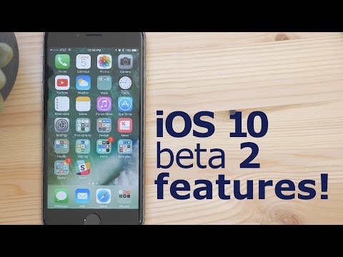 What's New in iOS 10 Beta 2!