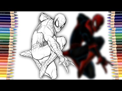 Spiderman Far From Home Coloring Page | Black Spider-Man [NCS Release]