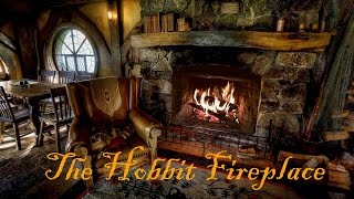 Hobbiton Movie Set Fireplace Ambience featuring Pickles the Cat!