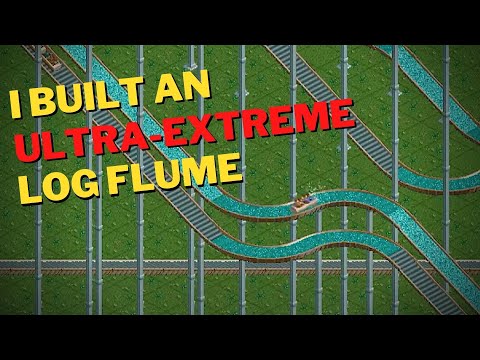 Can I Build A Log Flume With Ultra-Extreme Intensity? | RollerCoaster Tycoon Viewer Challenge