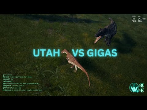 Hunting Gigas as a Utah! (COMPILATION) - The Isle