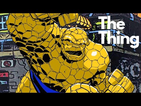 Coloring The Thing from Fantastic 4...Castle J. Colder