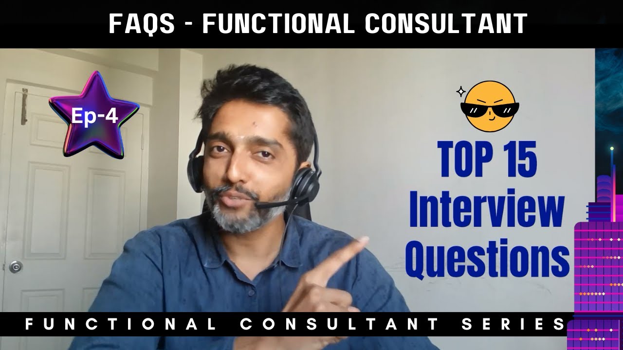 Ep:4 - TOP 15 Interview Questions - Functional consultant #microsoftdynamics365 #sap #oracle #d365fo