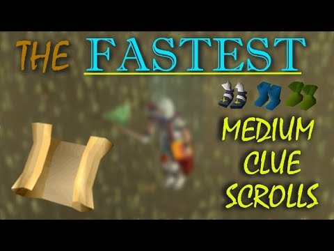 The Fastest Way to get Medium Clue Scrolls