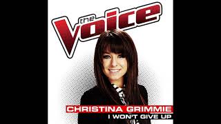 Christina Grimmie | I Won&#39;t Give Up | Studio Version | The Voice 6