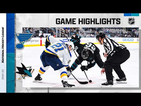 Blues @ Sharks 11/4/21 | NHL Highlights