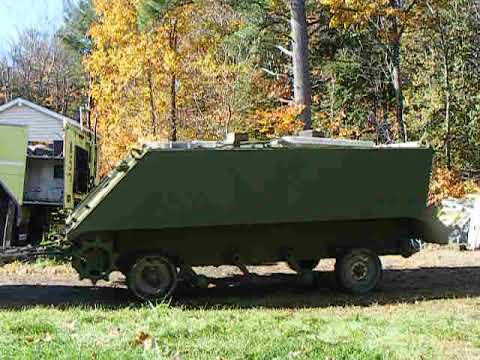 Towing the M113 with my M1009 CUCV